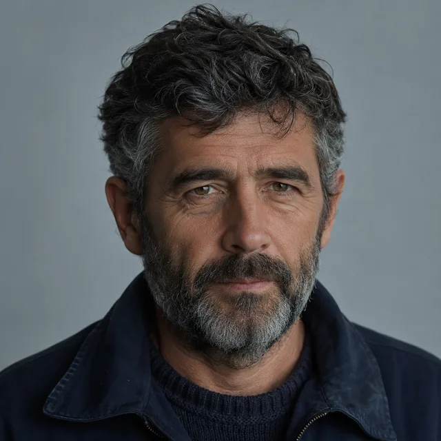 Retrato de Paco Herrera, jefe de mantenimiento de Verdehora